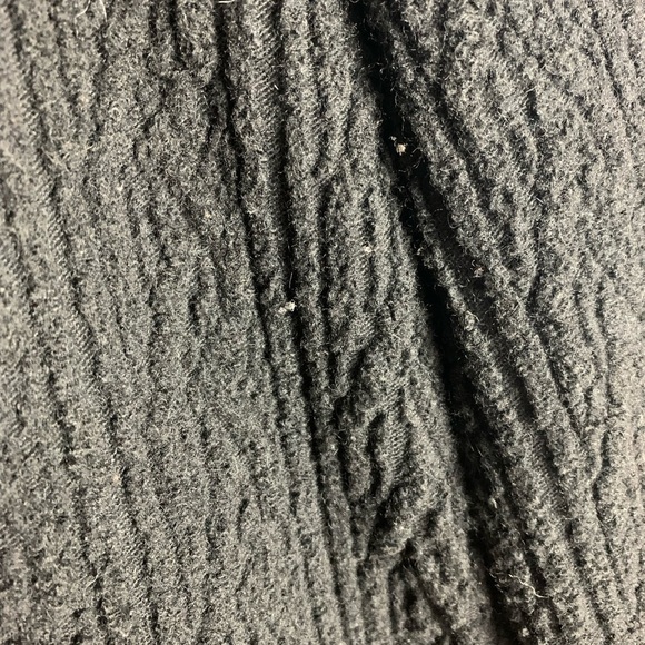 FILSON Women’s Black Wool Jacket Size Medium Cable-Knit  Full Zip Pockets - Picture 13 of 16